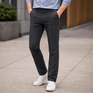 PAIGE Slim Fit Dress Pants Gray Stretch Rayon Blend Men’s 31W x 30L